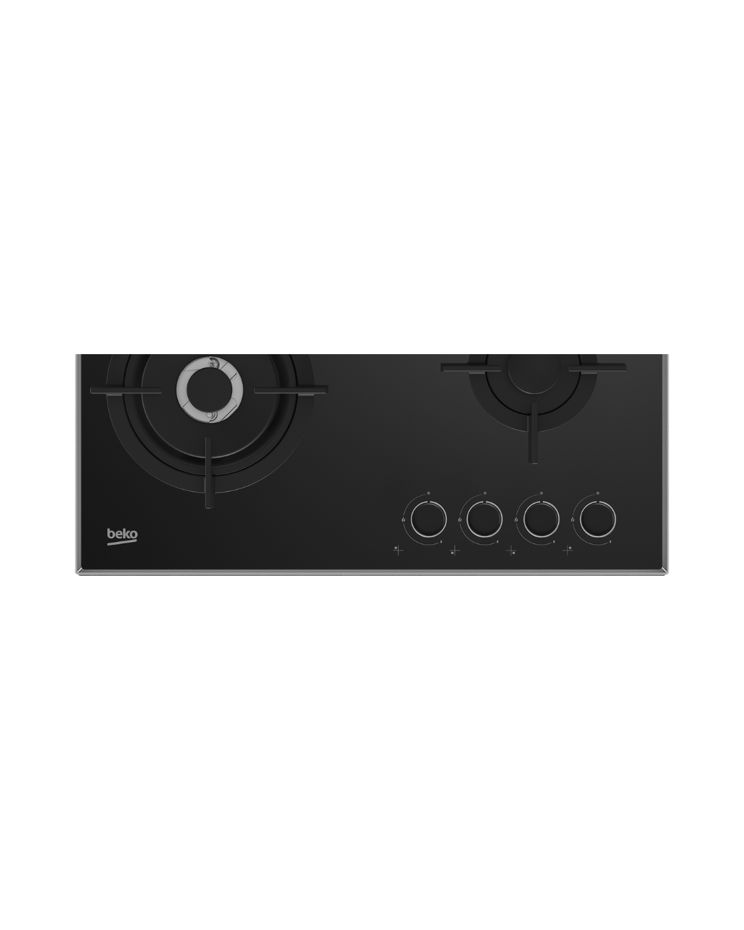 Beko HCLW64222S 60cm 3Gas + 1Wok Burners Built-In Hob  -Black