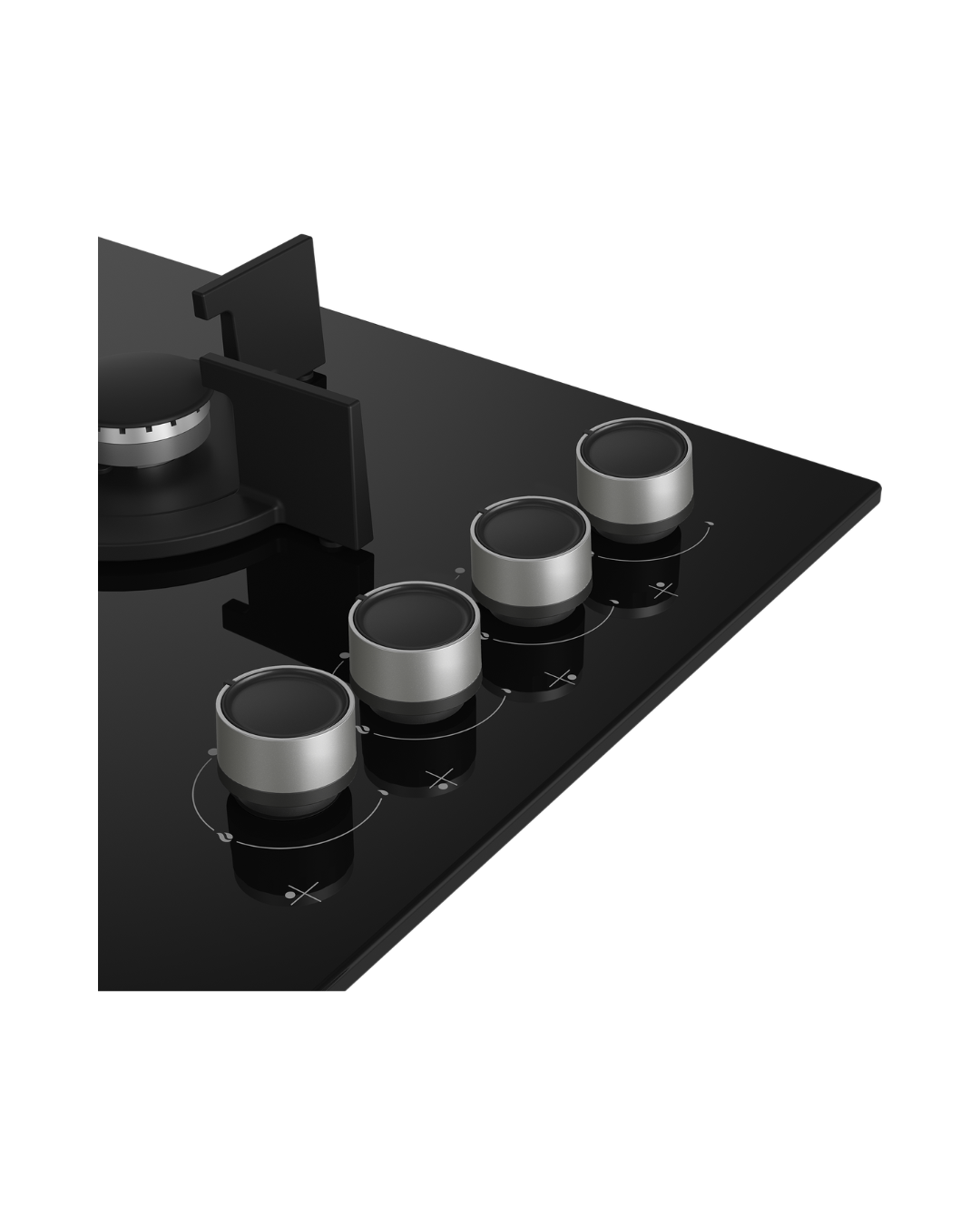 Beko HCLW64222S 60cm 3Gas + 1Wok Burners Built-In Hob  -Black