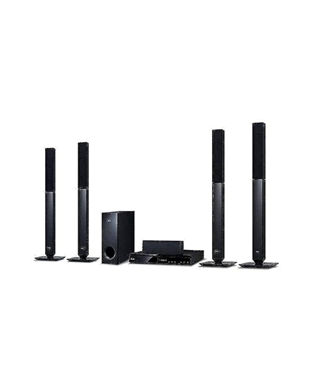 LG LHD657 1000W 5.1Ch DVD Home Theatre System, 4 Tallboys, Bluetooth
