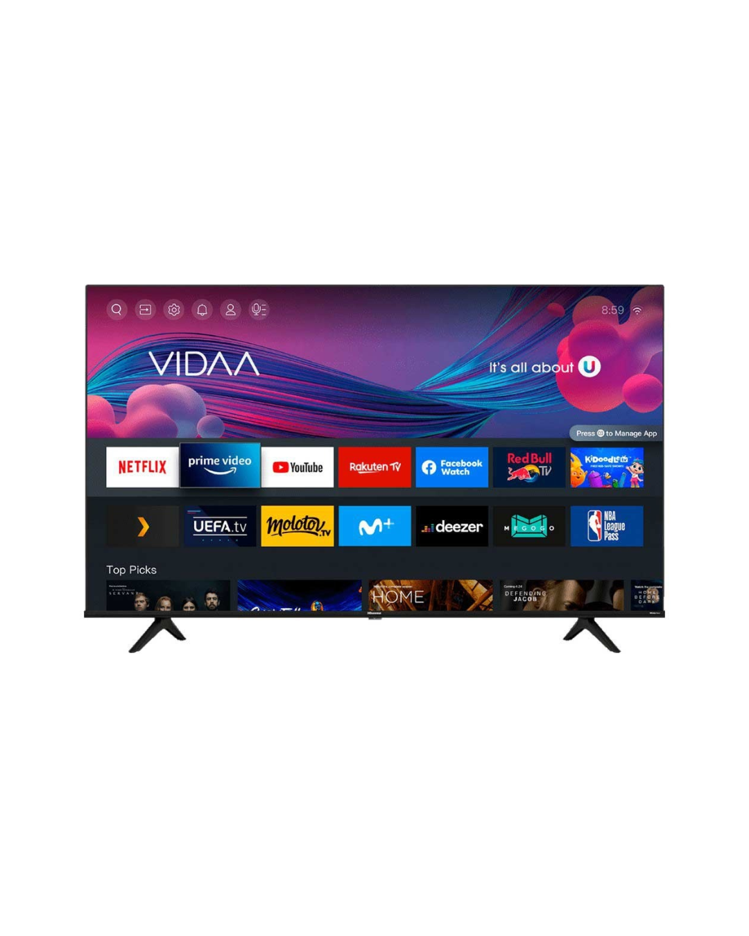 Hisense 50 inch LED Smart 2K FHD Frameless (A4 series)