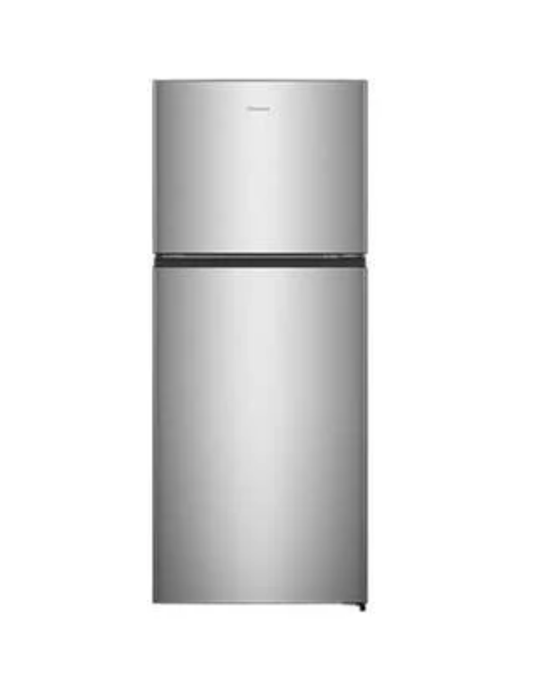 Hisense REF154DR 154L Fridge, Silver double door with Integrated Appliance handle