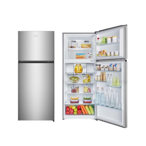 Hisense Fridge 424L Double Door Silver REF418DR