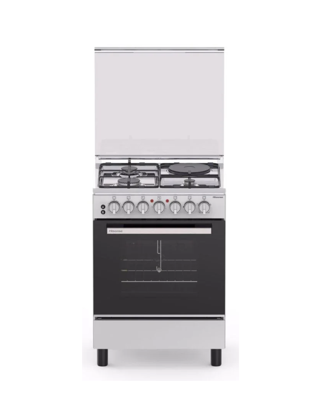 Hisense Free Standing Cooker 60 CM 3 Gas +1 Electric Burners
