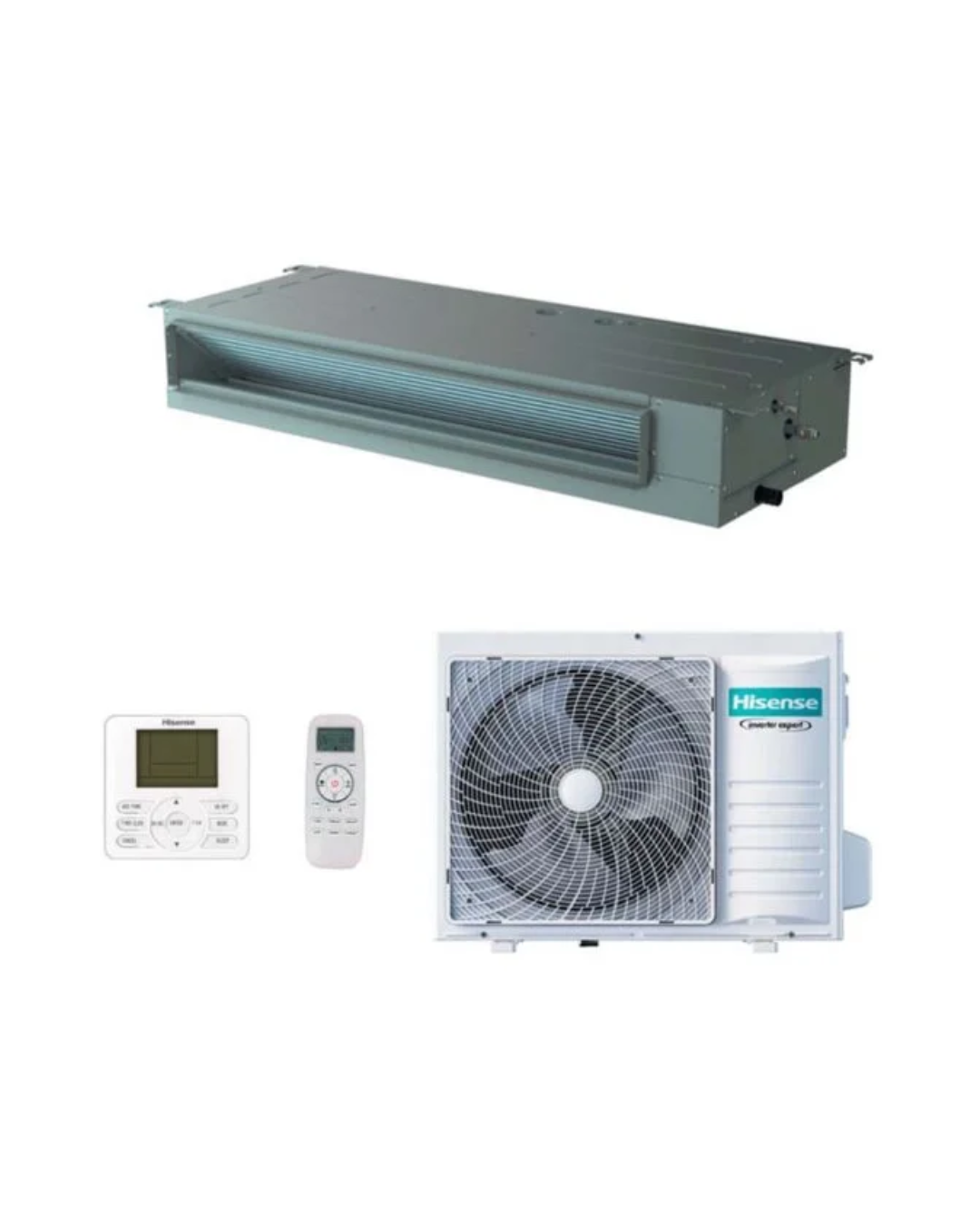 Hisense 12,000 BTU Non-Inverter Duct AC (AUD-12HX4SVNL)