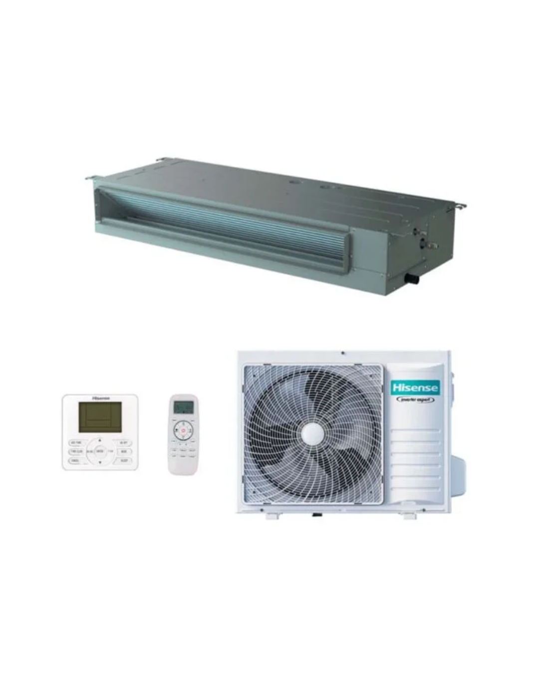 Hisense 24,000 BTU Non-Inverter Duct AC (AUD-24HX4SFLH1)