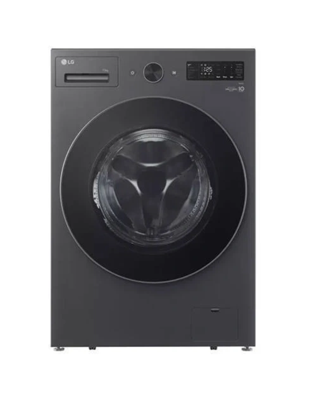 LG F0Z6DYP24 Front Load Washing machine - Silver 15Kg - 6 Motion AI DD Motor with TruboWash TurboDry