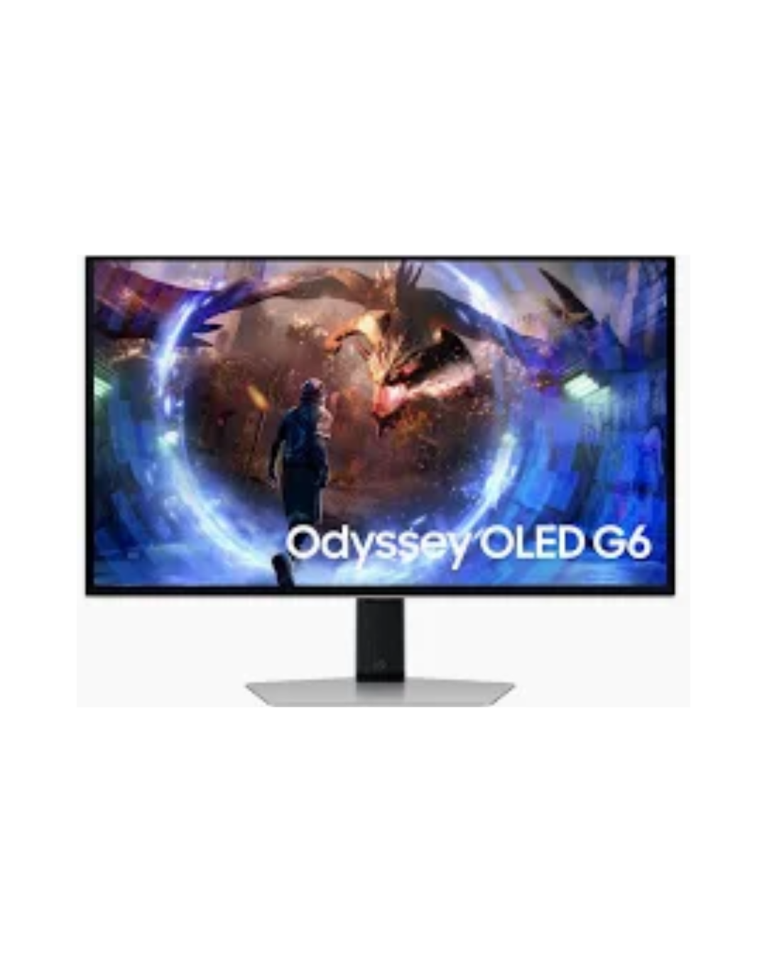Samsung Odyssey OLED G6 27″ QHD Gaming Monitor – Silver (LS27DG602SMXUE)