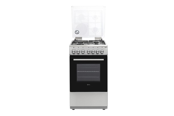 SCL-FC5631S 3 GAS +1 ELECTRIC COOKER 50*60CM SEMI INOX