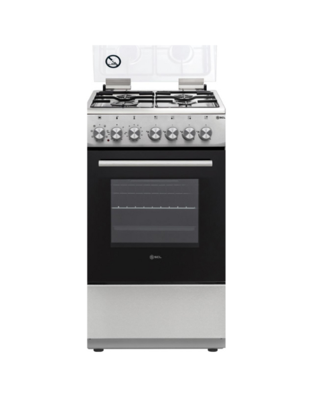 SCL-FC564Sl 4 GAS COOKER 50*60CM SEMI INOX