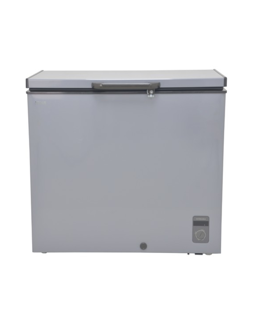 MIKA Chest Freezer, 226L, Aluminium Inner, Dark Grey