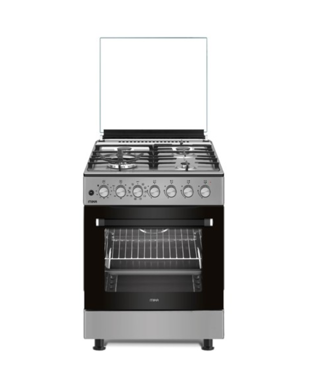 MIKA Standing Cooker, 60cm x 60cm, 4 Gas Pool Jet Burners