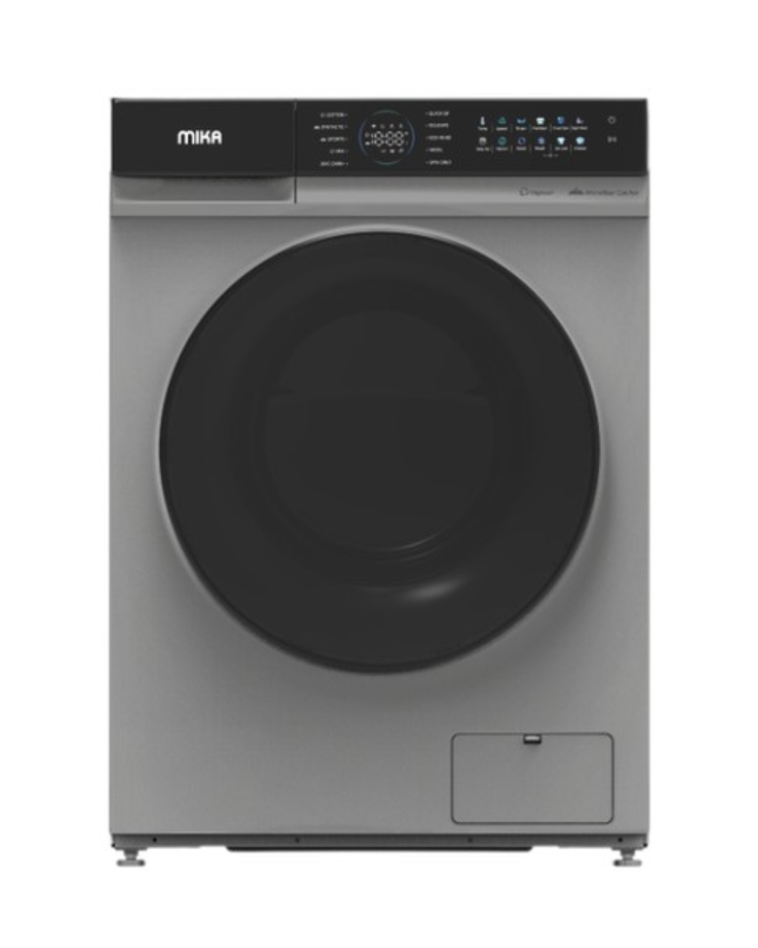 MIKA Washing Machine, 10kg, INVERTER Motor, Front Load Wash and Spin
