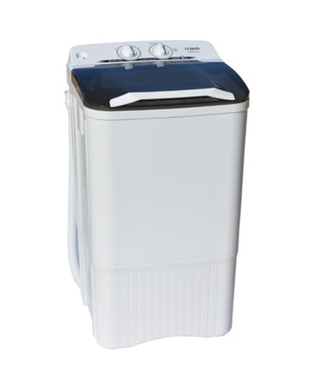 MIKA Washing Machine, 6kg, Semi Auto Single Tub, White & Grey