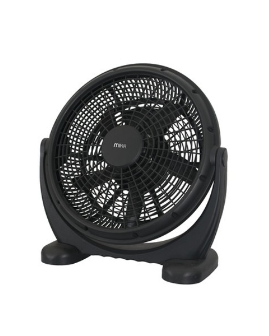 MIKA Box Fan, 16", Turbo, Black