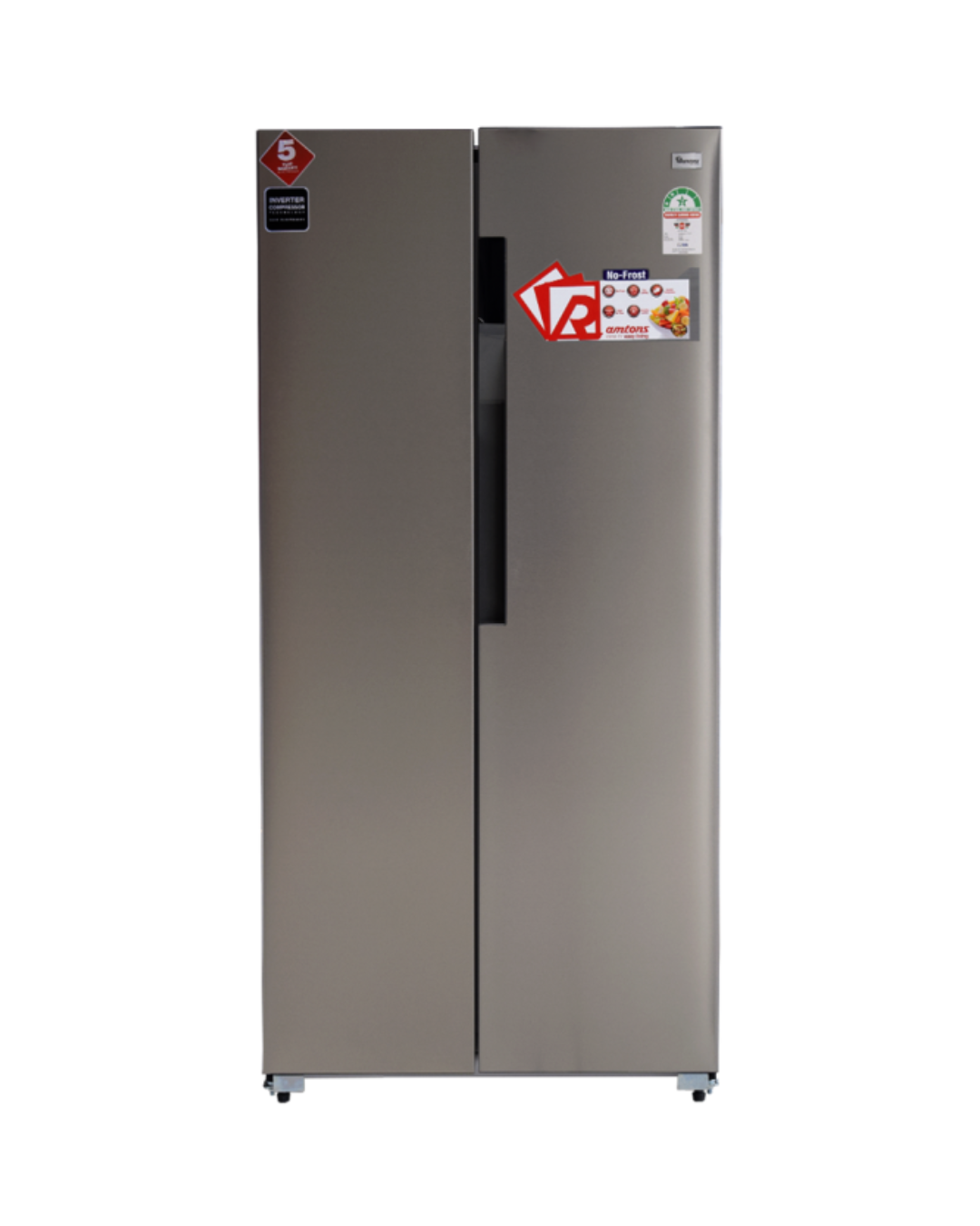 Ramtons 430 LITERS SIDE BY SIDE LED NO FROST FRIDGE- RF/319