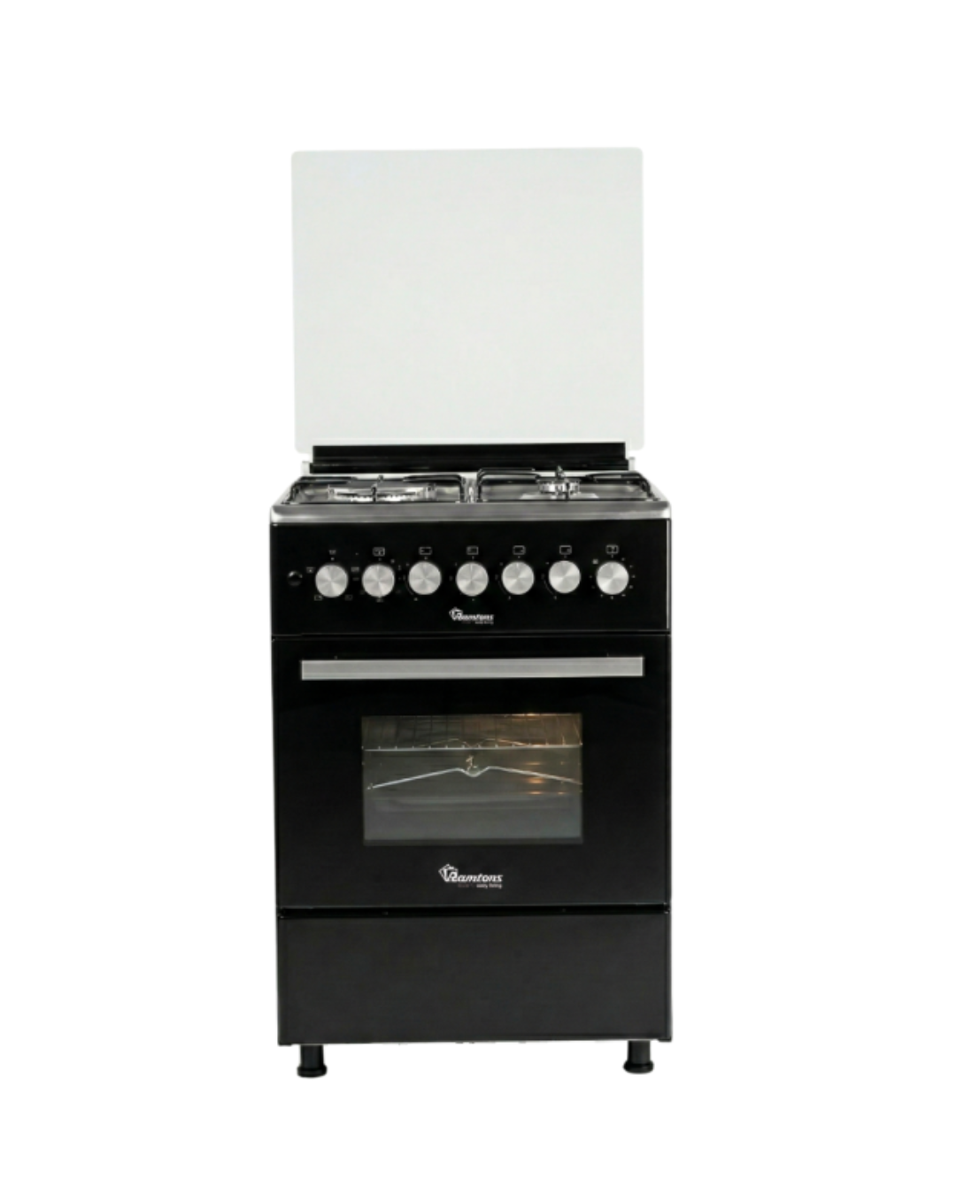 Ramtons 3G+1E 58X58 BLACK INOX TOP COOKER - RC/310