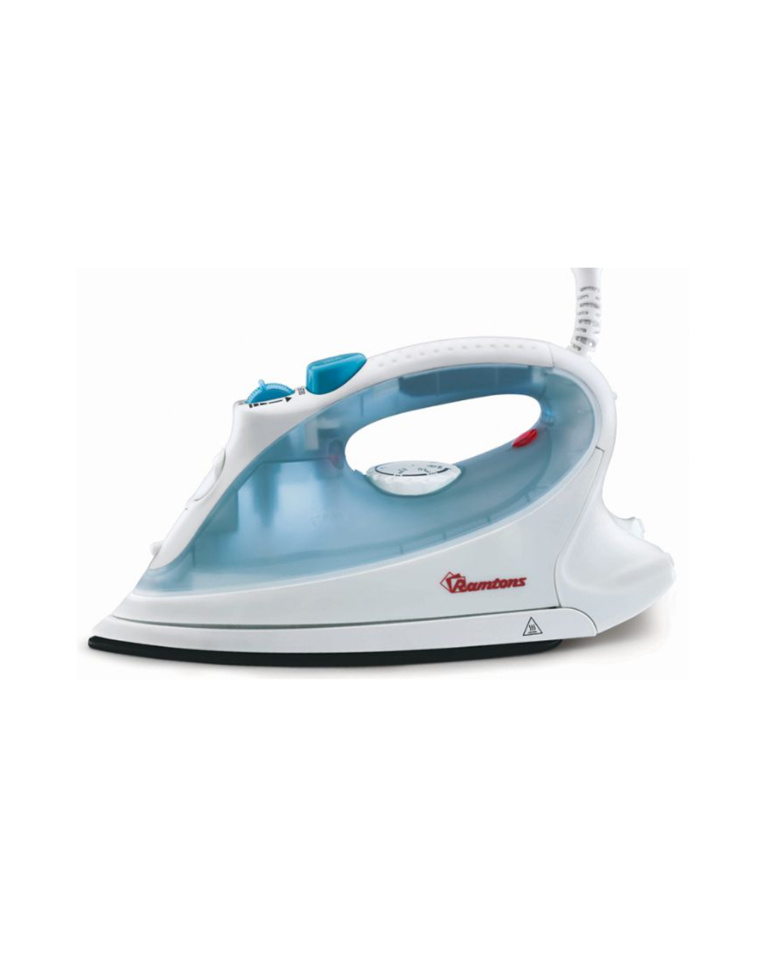 Ramtons WHITE AND BLUE STEAM IRON -RM/187