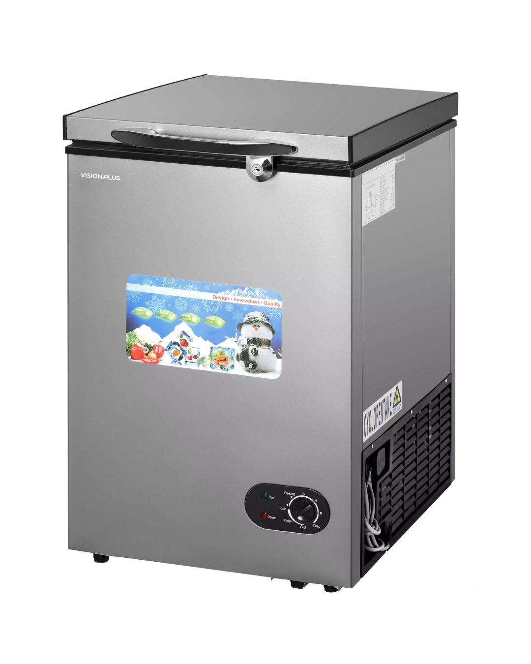 Vision Plus 150L Chest Freezer VPCF150F