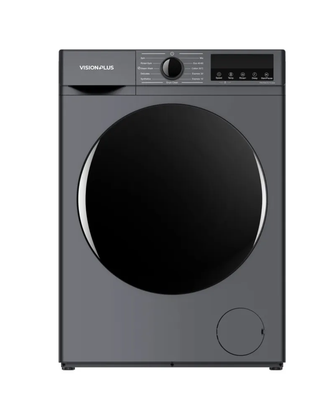 VISION PLUS 10KG SLIM FULLY AUTOMATIC FRONT LOAD WASHING MACHINE  VPWM10FL-B