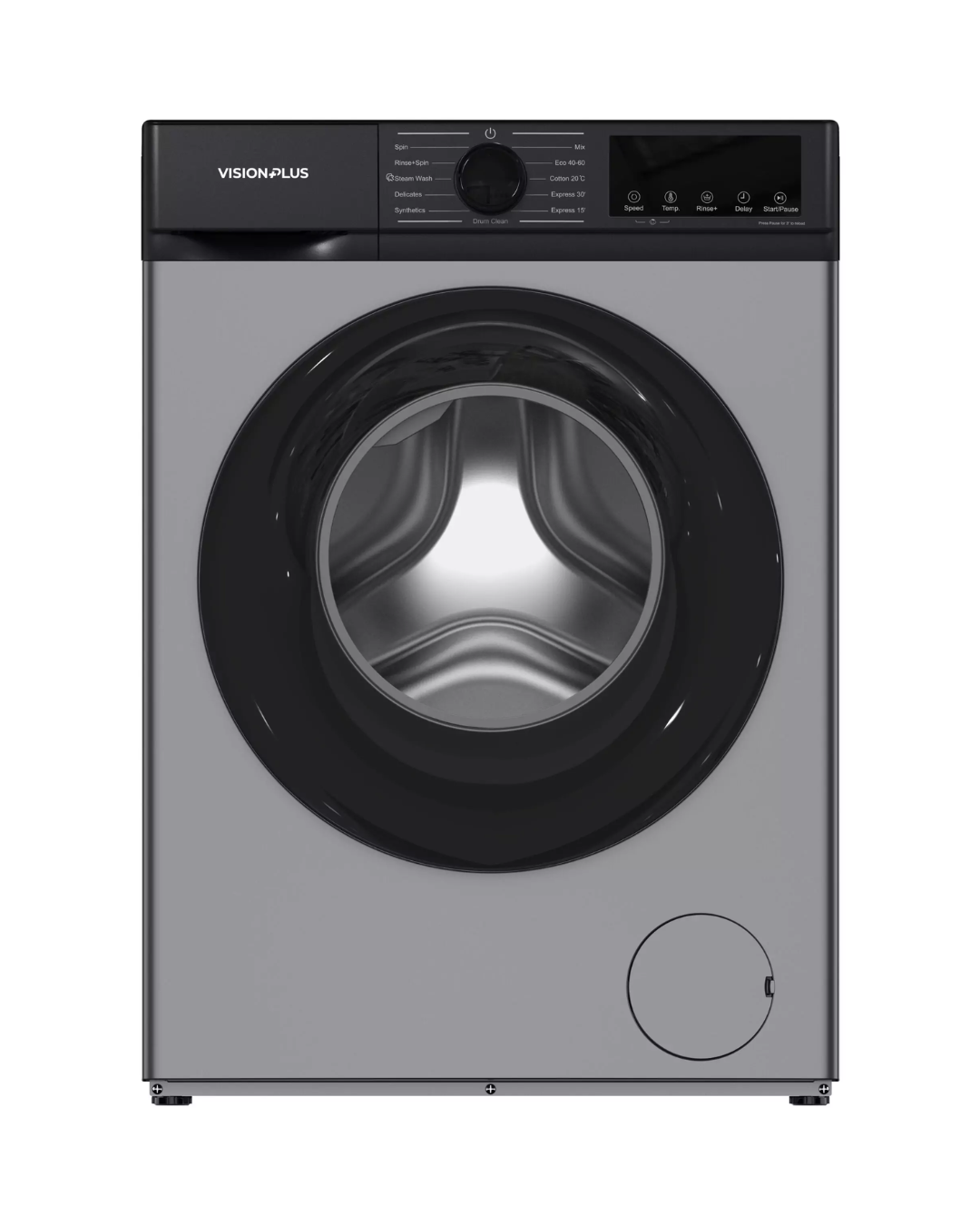 VISION PLUS 8KG SLIM FULLY AUTOMATIC FRONT LOAD WASHING MACHINE VPWM8FL-G
