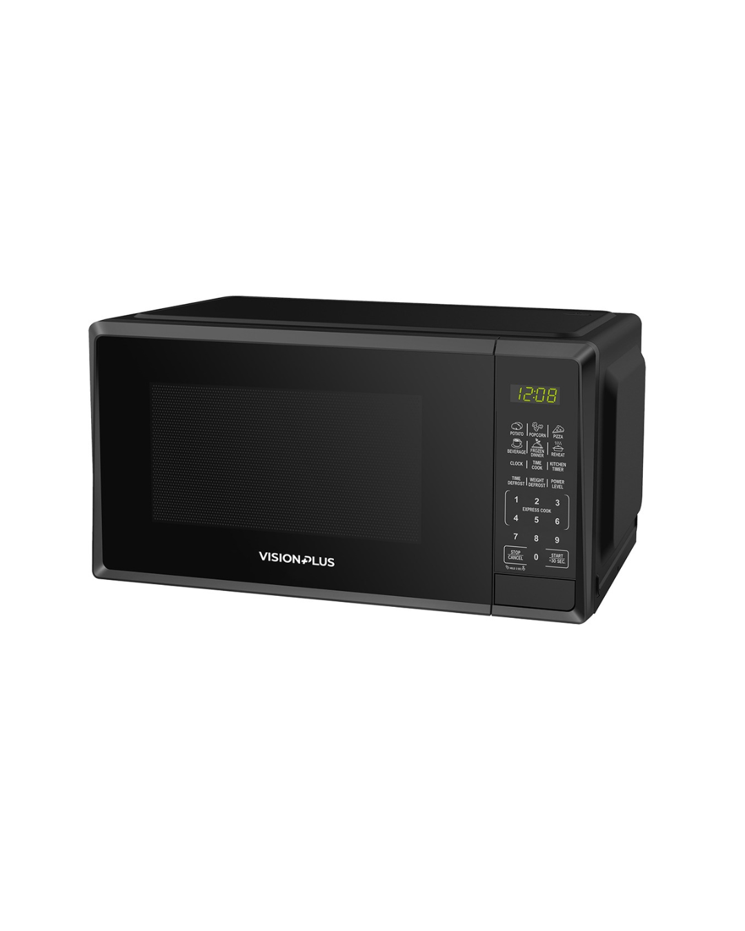 VISION PLUS 20L Digital Solo Microwave | 700W | Black VPMW20SD-B