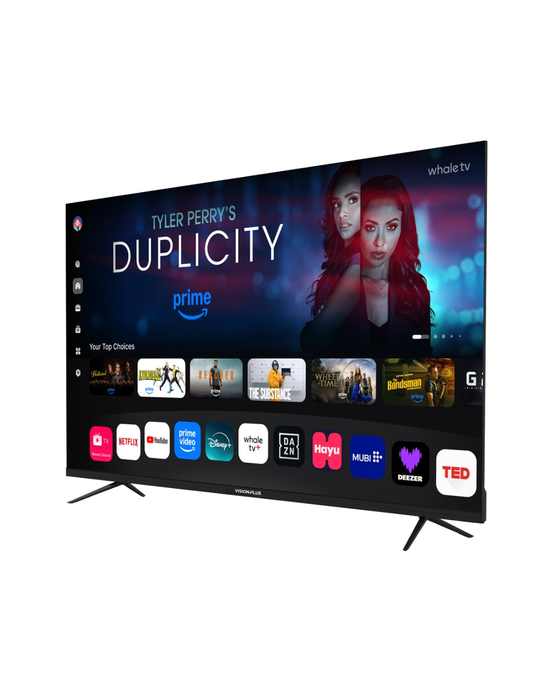 VISION PLUS 43″ FHD Frameless Whale TV Smart TV VP8843SW