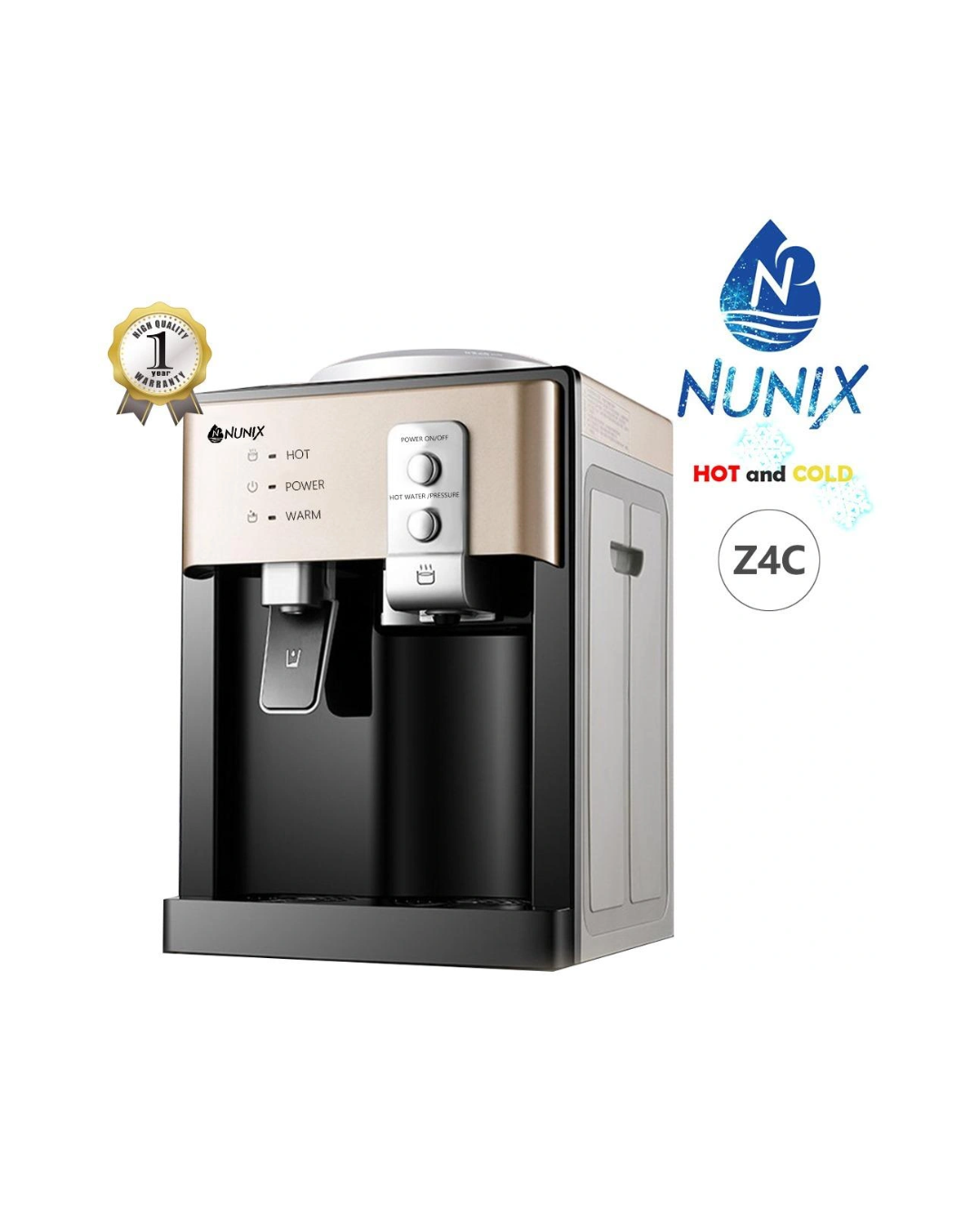 Nunix Z4C Hot And Cold Water Dispenser Compact Efficient