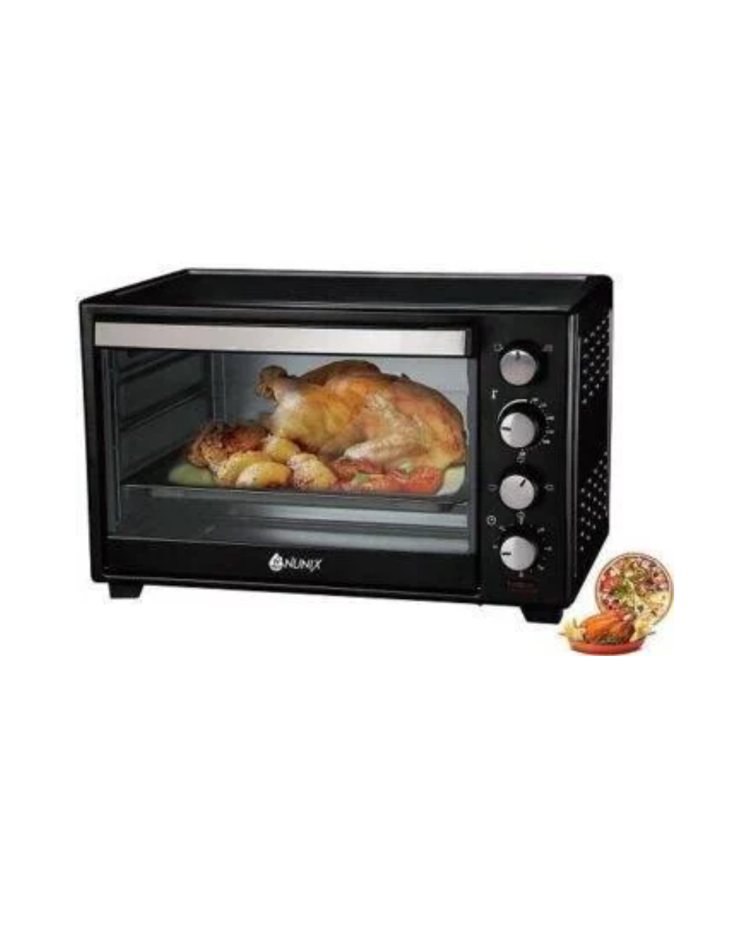 Nunix Electric Oven with Rotisserie 60Ltrs