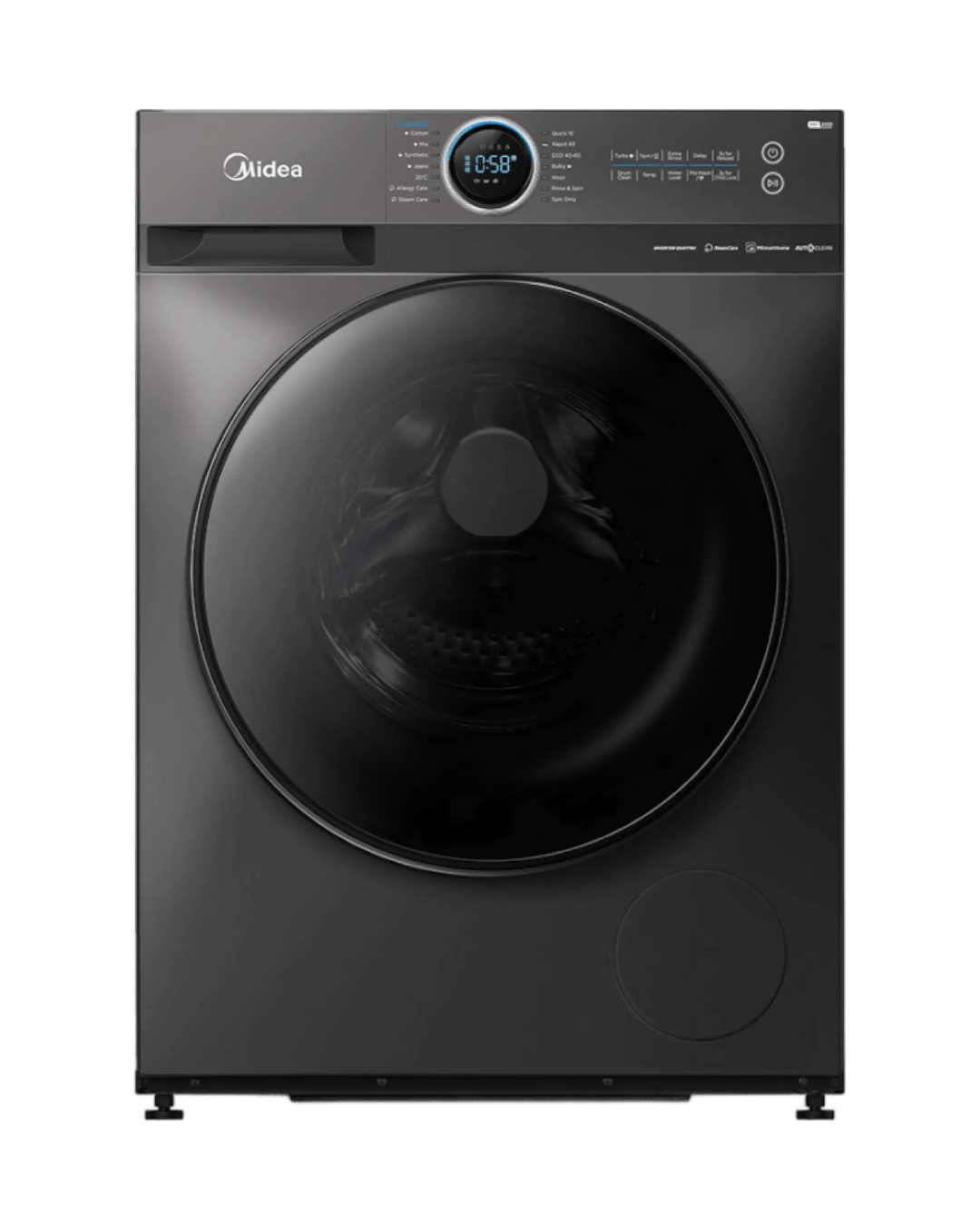 Midea 8 Kg Front Loader  Washing Machine -MF200W80WB/T