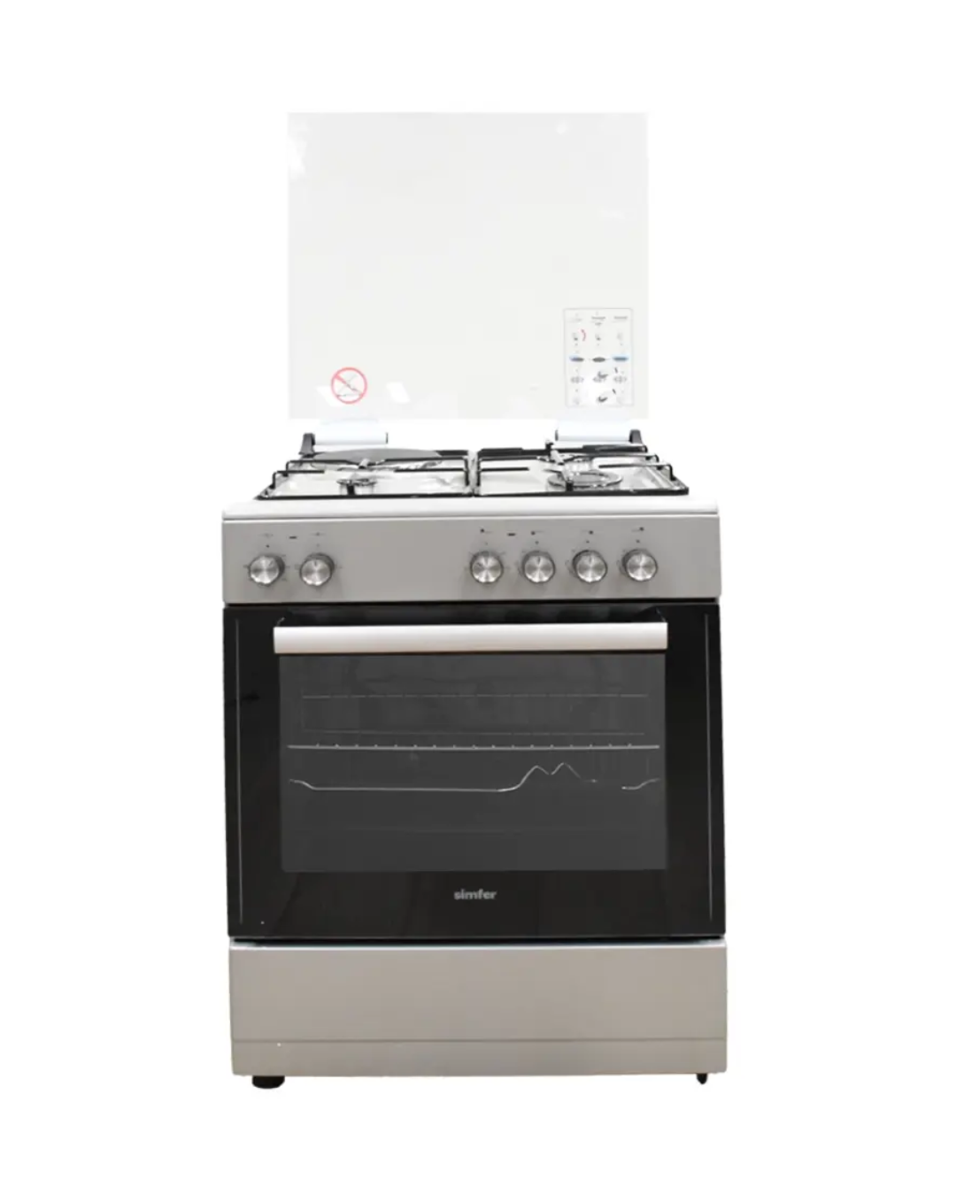 Simfer Cooker 3 Gas + 1 Electric F6311SEGR - Silver