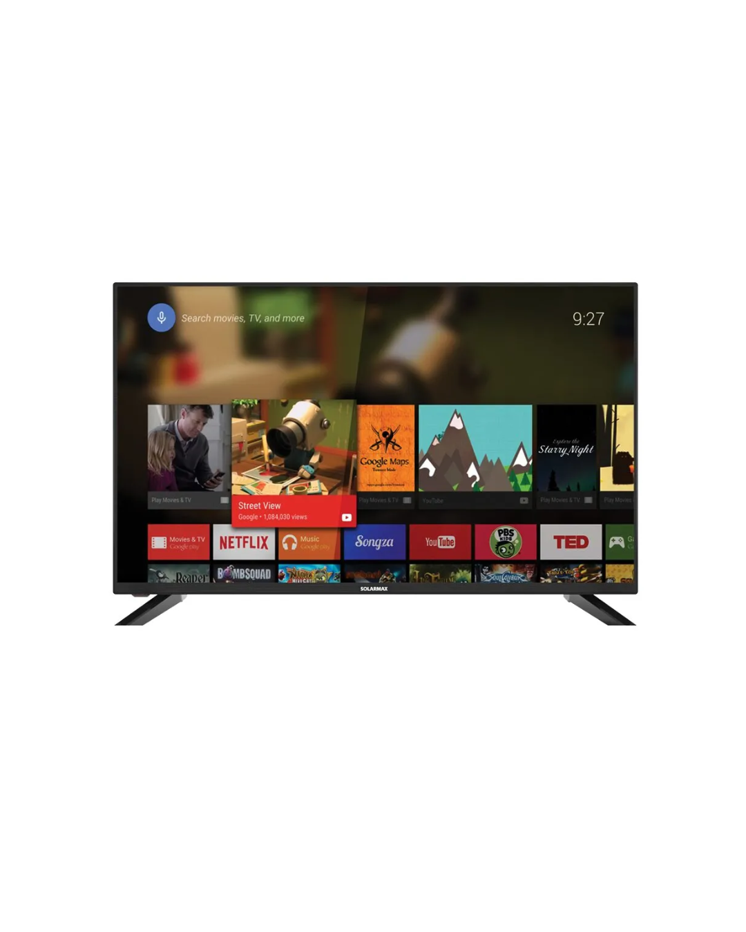 Solarmax 32” Smart Android Frameless LED TV