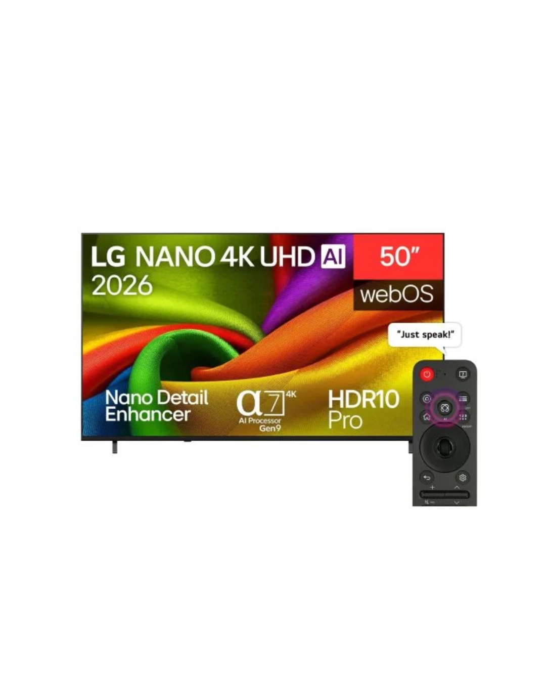 LG 50 inch LG NANO 4K AI NU84 Smart TV 2026