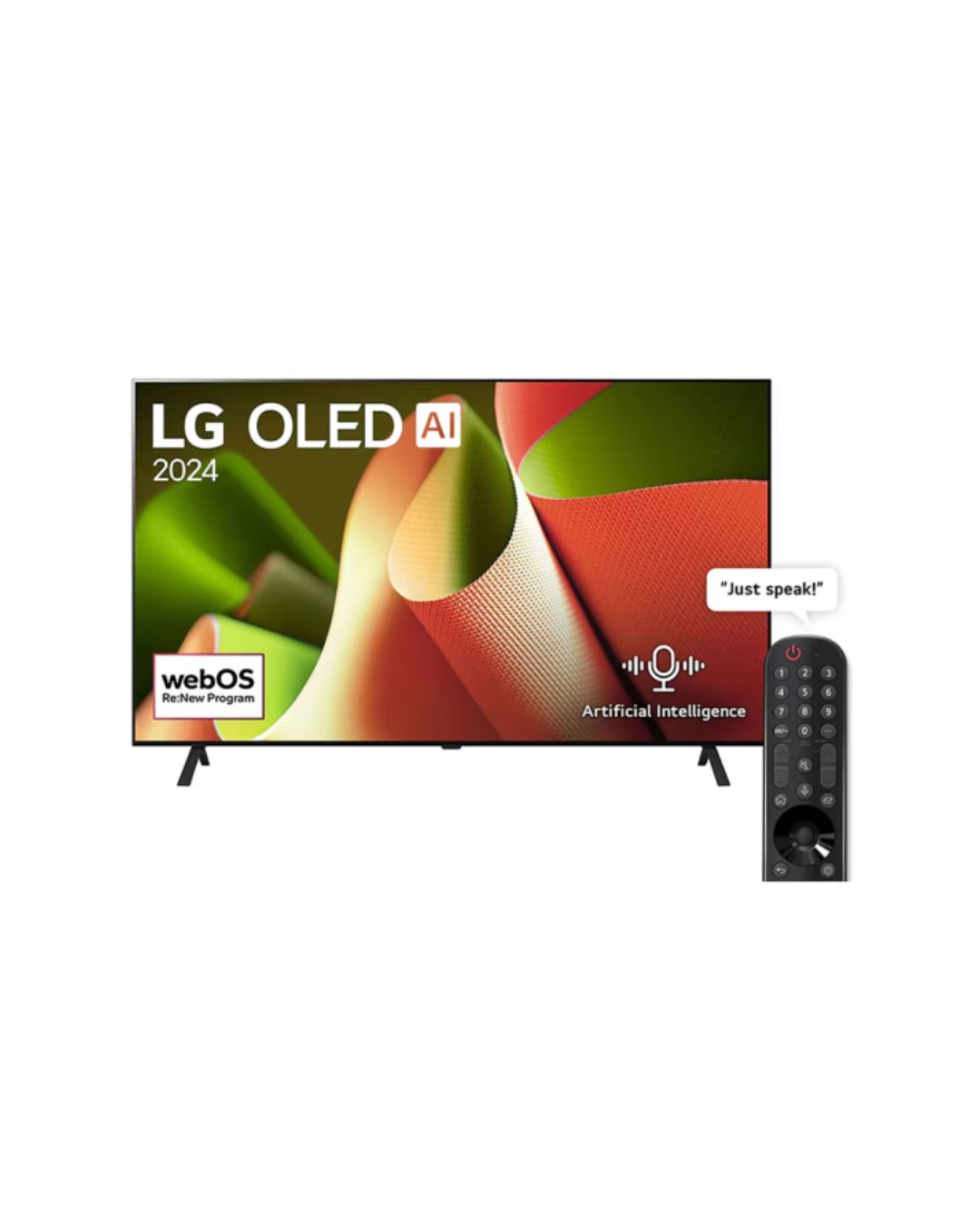 LG 55 Inch LG OLED AI B4 4K Smart TV AI Magic remote Dolby Vision webOS24 - OLED55B46LA